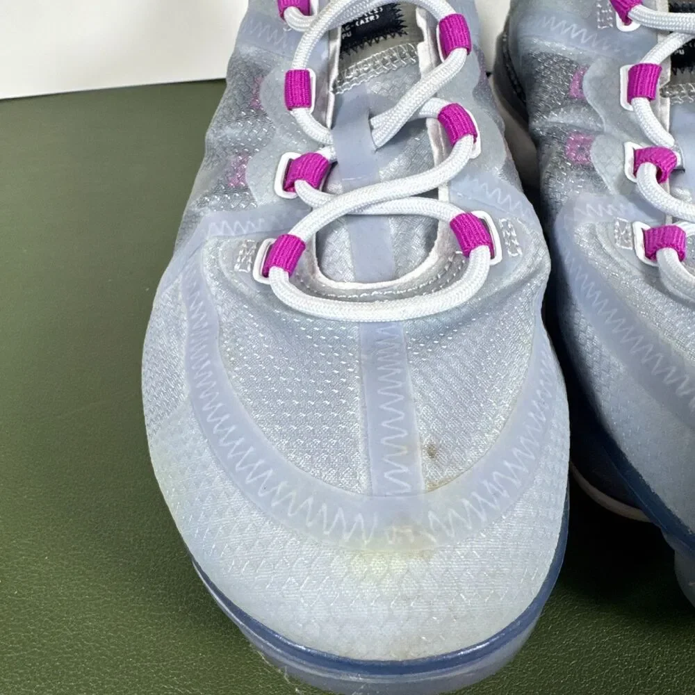 Nike Air VaporMax 2019 Shoes Womens Size 5.5 Gray Purple Running AR6632-023